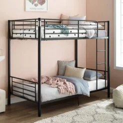 Twin Over Twin Analise Metal Bunk Bed - Saracina Home 15 Twin Over Twin Analise Metal Bunk Bed - Saracina Home -Saracina Home GUEST 01b9c11c 350a 4708 b1a7 3e76df472255