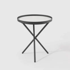 Modern Minimalist Intersecting Tripod Leg Side Table Black/Faux White Marble - Saracina Home 11 Modern Minimalist Intersecting Tripod Leg Side Table Black/Faux White Marble - Saracina Home -Saracina Home GUEST 02e08952 aabc 4377 b4ff 758f91393bcf
