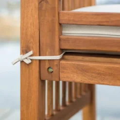 2pk Acacia Wood Patio Chairs With Cushions - Saracina Home -Saracina Home GUEST 034b2e3d 9fd9 4ba3 8cba 5e899dba93c6