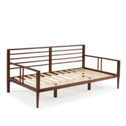 Mid Century Modern Solid Wood Spindle Daybed - Saracina Home -Saracina Home GUEST 03589d72 727c 4275 b0fa 7aa23312241d
