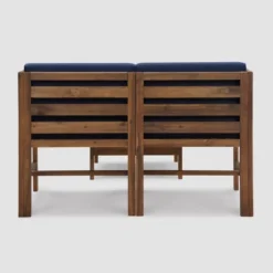 3pc Modular Acacia Wood Patio Chat Set With Cushions - Saracina Home 24 3pc Modular Acacia Wood Patio Chat Set With Cushions - Saracina Home -Saracina Home GUEST 03e3aa97 420d 4c98 ab91 687f822f8e62