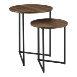 2pc Glam V Leg Nesting Side Tables - Saracina Home -Saracina Home GUEST 0c4cc44a a3e1 4282 9e14 71fce2804a0c
