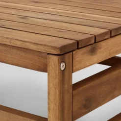 Outdoor Acacia Wood Slatted Coffee Table - Saracina Home -Saracina Home GUEST 104528dc c7f4 4946 aca4 7f830d87356f