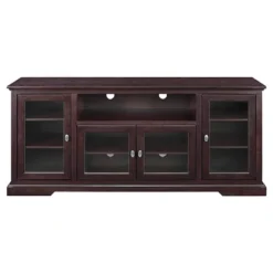 Glass Door Traditional Highboy TV Stand For TVs Up To 80" - Saracina Home -Saracina Home GUEST 138a4afd 6b26 41d5 8ead 14d2880cd268