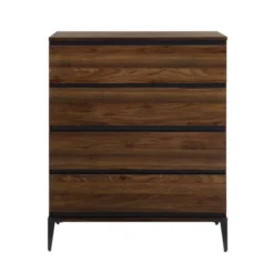 Theo Urban Modern Plank 4 Drawer Dresser - Saracina Home -Saracina Home GUEST 16070966 f4fd 4113 ae25 3a1e39e3604c