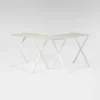 Modern Glass L Shaped Gaming Computer Desk White - Saracina Home -Saracina Home GUEST 179e46a3 f423 41c4 b8ce 7358af25d4ef