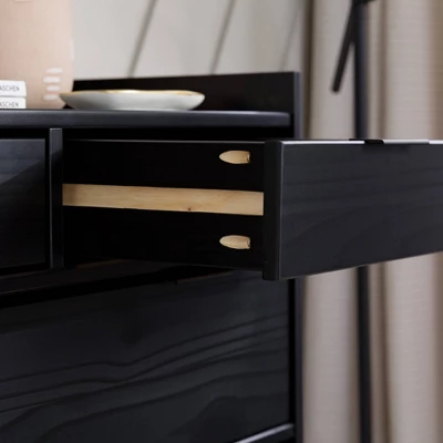 Mid-Century Modern Solid Wood 6 Drawer Vertical Dresser - Saracina Home 15 Mid-Century Modern Solid Wood 6 Drawer Vertical Dresser - Saracina Home - Image 13