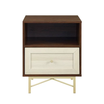 Jones Modern 1 Drawer Nightstand With Cubby - Saracina Home 6 Jones Modern 1 Drawer Nightstand With Cubby - Saracina Home - Image 4