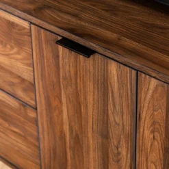 Rockwell Modern Storage TV Stand For TVs Up To 43" Brown - Saracina Home -Saracina Home GUEST 1b9a5b8b 147d 4ea8 8984 89c62399f287