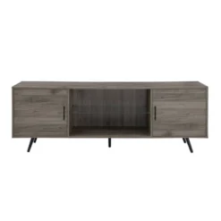 2 Door Mid-Century Modern Wood Storage TV Stand For TVs Up To 80" - Saracina Home 36 2 Door Mid-Century Modern Wood Storage TV Stand For TVs Up To 80" - Saracina Home -Saracina Home GUEST 1cbb1432 b257 4b6b a9a4 7831fbb9b6a0