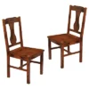 Set Of 2 Traditional Distressed Wood Dining Chairs Dark Oak - Saracina Home 2 Set Of 2 Traditional Distressed Wood Dining Chairs Dark Oak - Saracina Home -Saracina Home GUEST 1e877e70 d0be 4ae5 89a5 b09fa4936747