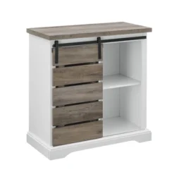 Tertia Modern Transitional Accent Cabinet With Sliding Plank Door - Saracina Home -Saracina Home GUEST 23f9ae6b 6672 43ce a518 34dcc1f3309b
