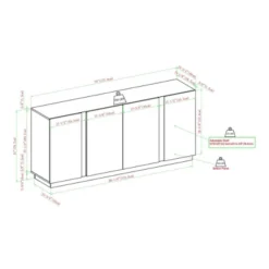 Contemporary Storage With 4 Doors Sideboard - Saracina Home 21 Contemporary Storage With 4 Doors Sideboard - Saracina Home -Saracina Home GUEST 2474f5c0 1422 465b b5e7 c66bcbaff085
