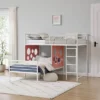 Twin Modern Cut-Out L-Shaped Metal Bunk Bed - Saracina Home 2 Twin Modern Cut-Out L-Shaped Metal Bunk Bed - Saracina Home -Saracina Home GUEST 272401b4 012b 44ee 804f 07494c3d955a