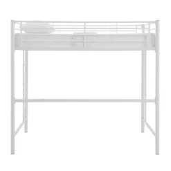 Twin Size Metal Platform Loft Bed - Saracina Home -Saracina Home GUEST 285c2c51 f1d2 4042 b455 c25e66b7e4ad