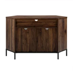 Corner TV Stand For TVs Up To 55" With Metal Mesh Doors - Saracina Home 19 Corner TV Stand For TVs Up To 55" With Metal Mesh Doors - Saracina Home -Saracina Home GUEST 2a961035 d5a3 4d34 ab66 e128b780b33e