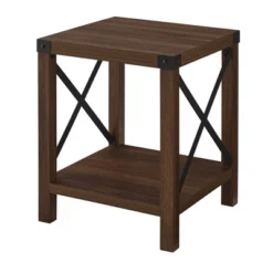Sophie Rustic Industrial X Frame Side Table - Saracina Home -Saracina Home GUEST 2eab057f bcba 405f a0cf 6f98e2aca435