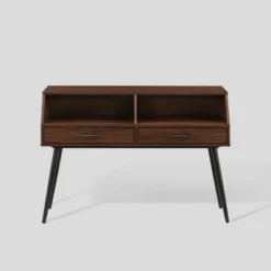 Modern 2 Drawer Angled Console Table - Saracina Home -Saracina Home GUEST 2ff3ec3a 0938 42fb a3a0 f338917c7e08
