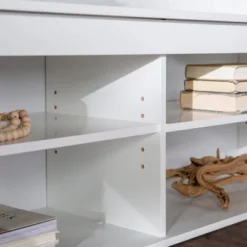 Modern Contemporary Simple Wood Storage Console TV Stand For TVs Up To 65" - Saracina Home 29 Modern Contemporary Simple Wood Storage Console TV Stand For TVs Up To 65" - Saracina Home -Saracina Home GUEST 32144080 8534 4650 bdac 7dbcefc754d1