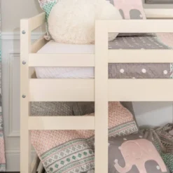 Twin Over Twin Indy Solid Wood Low Bunk Bed - Saracina Home 15 Twin Over Twin Indy Solid Wood Low Bunk Bed - Saracina Home -Saracina Home GUEST 32ed9e38 4f0a 4624 8239 bbf00adabaf2