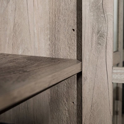 Avalene Modern Farmhouse 4 Door Glass Window Pane TV Stand For TVs Up To 65" - Saracina Home 16 Avalene Modern Farmhouse 4 Door Glass Window Pane TV Stand For TVs Up To 65" - Saracina Home - Image 14