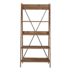 68.25" Boho 4 Tier Solid Wood Ladder Bookshelf Plant Stand - Saracina Home -Saracina Home GUEST 376e28ef 825f 4cd2 b1a0 45d7202a0ce0