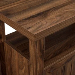 Modern Farmhouse Highboy Double Grooved Door TV Stand For TVs Up To 65" - Saracina Home -Saracina Home GUEST 3c199502 4b52 4e2f a511 b159f28ffe41