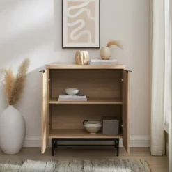 Modern 2 Door Reeded Accent Cabinet - Saracina Home -Saracina Home GUEST 3d4c8dbe 1047 4d3e 9f07 5afbcaf78c3c