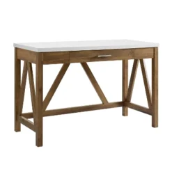 Taylen A Frame Transitional 1 Drawer Writing Desk - Saracina Home -Saracina Home GUEST 42395158 79a0 4327 9973 0a4d90b69976