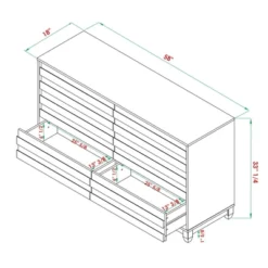 Ilya Solid Wood Modern Panel Front 6 Drawer Dresser - Saracina Home 31 Ilya Solid Wood Modern Panel Front 6 Drawer Dresser - Saracina Home -Saracina Home GUEST 444194b5 0b39 45be 9090 0d7dbeceade2