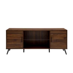 2 Door Mid-Century Modern Wood Storage TV Stand For TVs Up To 65" - Saracina Home 27 2 Door Mid-Century Modern Wood Storage TV Stand For TVs Up To 65" - Saracina Home -Saracina Home GUEST 49853bf3 b9f4 42e9 9797 872d2fc51fcb