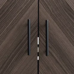 Angelo Modern 2 Door Bookmatch TV Stand For TVs Up To 65" Ash Brown/White - Saracina Home -Saracina Home GUEST 4ba2ea3d 4872 48ae b389 b80063d3c5e9