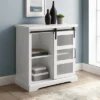 Tertia Transitional Accent Cabinet With Sliding Glass Door Solid White - Saracina Home -Saracina Home GUEST 4dc98ec5 eace 4d70 84d7 c60a67238eaf