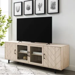 Vik Modern Boho 4 Door Herringbone TV Stand For TVs Up To 80" - Saracina Home 16 Vik Modern Boho 4 Door Herringbone TV Stand For TVs Up To 80" - Saracina Home -Saracina Home GUEST 530194cb a341 4baf 923d 18f7438961b6