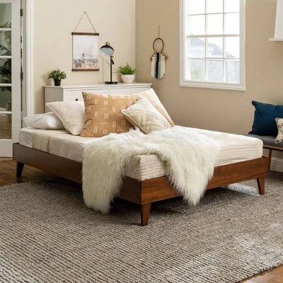 Alice Mid-Century Solid Wood Platform Bed - Saracina Home 8 Alice Mid-Century Solid Wood Platform Bed - Saracina Home - Image 6