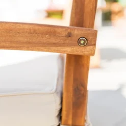 Acacia Wood X-Back Love Seat With Cushions Brown - Saracina Home 11 Acacia Wood X-Back Love Seat With Cushions Brown - Saracina Home -Saracina Home GUEST 55ed72cc a28a 447d 9d4f 8282777f0da0