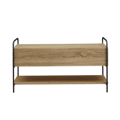 Modern 2 Drawer Storage Entry Bench - Saracina Home 6 Modern 2 Drawer Storage Entry Bench - Saracina Home - Image 4