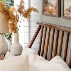 Boho Solid Wood Spindle Platform Bed - Saracina Home -Saracina Home GUEST 56d06391 618a 4987 81f4 c67d43671300