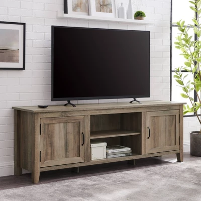Modern Transitional Wood TV Stand For TVs Up To 80" - Saracina Home 3 Modern Transitional Wood TV Stand For TVs Up To 80" - Saracina Home