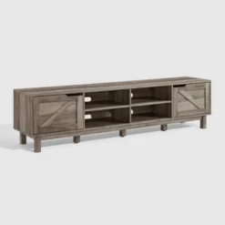 Modern Rustic 2 Door Storage TV Stand For TVs Up To 80" - Saracina Home -Saracina Home GUEST 58a3e2ea afa3 4d4d abf8 7fa018c0931c