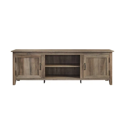 Modern Transitional Wood TV Stand For TVs Up To 80" - Saracina Home 4 Modern Transitional Wood TV Stand For TVs Up To 80" - Saracina Home - Image 2