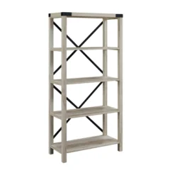 64" Sophie Industrial X Frame Bookshelf - Saracina Home 32 64" Sophie Industrial X Frame Bookshelf - Saracina Home -Saracina Home GUEST 5bc74c7d 1f9b 4172 9e11 1b6497726bcc