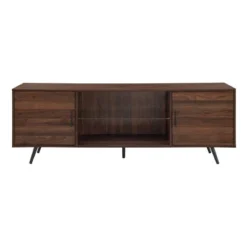 2 Door Mid-Century Modern Wood Storage TV Stand For TVs Up To 80" - Saracina Home 37 2 Door Mid-Century Modern Wood Storage TV Stand For TVs Up To 80" - Saracina Home -Saracina Home GUEST 5c5500e9 ceea 4ccd 98a6 a8f014d1cbc5