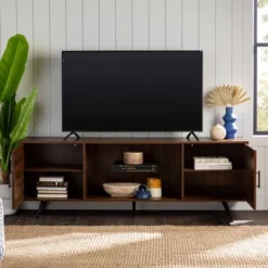 2 Door Mid-Century Modern Wood Storage TV Stand For TVs Up To 80" - Saracina Home 34 2 Door Mid-Century Modern Wood Storage TV Stand For TVs Up To 80" - Saracina Home -Saracina Home GUEST 5d44119d 7e55 4beb 8f77 bb1514318948