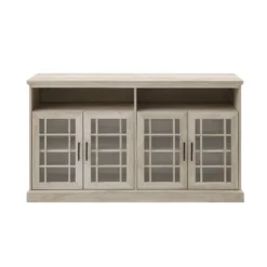 Transitional 4 Door Windowpane TV Stand For TVs Up To 65" - Saracina Home 25 Transitional 4 Door Windowpane TV Stand For TVs Up To 65" - Saracina Home -Saracina Home GUEST 5d64fa4a 7170 414b abad cc72d8ce7fd1