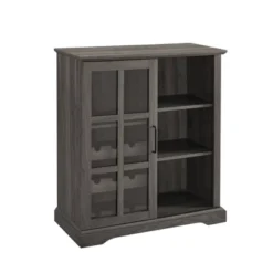 Tavern Modern Transitional Sliding Window Pane Door Bar Cabinet - Saracina Home -Saracina Home GUEST 5e34a08c 8179 4bd2 b7db 977a180aed4e