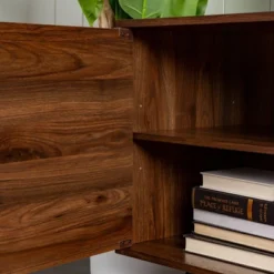 2 Door Mid-Century Modern Wood Storage TV Stand For TVs Up To 80" - Saracina Home 28 2 Door Mid-Century Modern Wood Storage TV Stand For TVs Up To 80" - Saracina Home -Saracina Home GUEST 5faba6fd cf5d 430a ac22 16488fc6a4a7