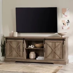 Clarabelle Double Sliding X Barn Door TV Stand For TVs Up To 80" - Saracina Home 34 Clarabelle Double Sliding X Barn Door TV Stand For TVs Up To 80" - Saracina Home -Saracina Home GUEST 67c2011a b0b3 44c6 9e39 013ec188efbf