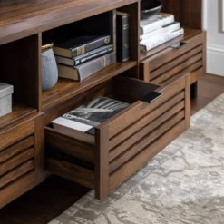 Visconti Boho Slat Door Storage Console TV Stand For TVs Up To 80" - Saracina Home 18 Visconti Boho Slat Door Storage Console TV Stand For TVs Up To 80" - Saracina Home -Saracina Home GUEST 69fe6f96 3b4b 497c 954b de6fbc23a007