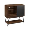 Emmeline Mid-Century Modern Vinyl Record Player Cabinet Black/Dark Walnut - Saracina Home -Saracina Home GUEST 6a3b253f 26cc 48ce b3c4 f1be70abd3f6